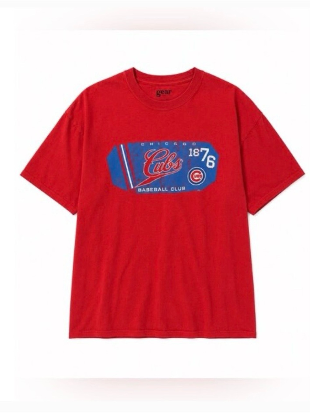 Chicago Cubs Red Graphic Tee - GEAR